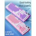thumbnail image 6 of Gaming Keyboard, Cool RGB Backlit Keyboard,USB Wired Mechanical Keyboards,with 104 Keys Portable Keyboards,for Laptop Computer Light Up Keyboard Gaming Accessories, 6 of 8