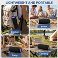 thumbnail image 7 of Portable Bluetooth Speaker,IPX5 Waterproof Wireless Speaker,20H Playtime & Colorful Lights,TWS Pairing,Outdoor Speakers for Beach/Camping/Travel Essentials/Halloween Music, 7 of 7