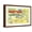 Brown Frame, variant on Art.com Map of Chain O'Lakes, Illinois Art Print, 18" x 12"