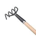 thumbnail image 3 of Expert Gardener Hardwood Handle 4-Tine Cultivator, 3 of 7
