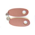 thumbnail image 2 of Clip-on Earrings Wood Oval Clip Dangle Hoop Dark Brown Earrings, 2 of 2