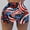 Red#2, variant on LEBONYARD Womens Summer Shorts Plus Size,Women's Shorts in Soft and Lightweight Fabrics,Women's Independence Day High-waisted Summer Print Leggings Beach Shorts Blue S