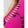 thumbnail image 5 of JYYYBF Women's Yoga Shorts High Waist Tummy Control Hollow Out Workout Athletic Shorts, 5 of 8
