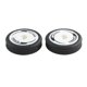 thumbnail image 5 of 2 Piezas Llantas Delanteras para Coche RC Ruedas Repuestos Accesorios Modificación Material Caucho PP Fácil Instalación Adecuado para Reparación de, 5 of 9
