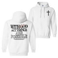 thumbnail image 2 of With God All Things Are Possible Hoodie – Christian Bible Verse Pullover – Inspirational Religious Menswear – Casual Faith-Based Streetwear, 2 of 6