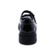 thumbnail image 4 of Zapato escolar Coqueta para niña de charol negro Jazz con doble hebilla, 4 of 6