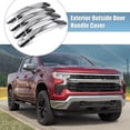 thumbnail image 2 of Unique Bargains 1 Set Exterior Door Handle Cover Replacement Fit for Chevy Silverado 1500 2014-2017, 2 of 7