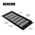 thumbnail image 1 of Grille de Ventilation Rectangulaire en Aluminium 150mm pour Armoire Garde-Robe, 1 of 1