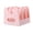 Pink, variant on Nnndbs Adjustable Pot Lid Organizer for Cabinet 13x13cm, Expandable Pan Lid Rack 5 Tier, Space Saving Lid Holder for Pots Pans Bakeware Cookie Sheets