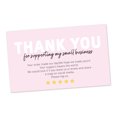 thumbnail image 2 of YAOMOBB Printed Thank You Cards 30Pcs Pink Printed Thank You Notes Single Side for Wedding Baby Shower Business Graduation, 2 of 7