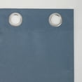 thumbnail image 4 of Sun Zero Nolan 2-pack Energy Saving Blackout Grommet Curtain Panel Pair, 40"W x 63"L, Denim Blue, 4 of 5