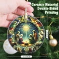 thumbnail image 2 of Adorno Colgante de Nacimiento Touber de Cerámica para Navidad de 9 cm, 2 of 6