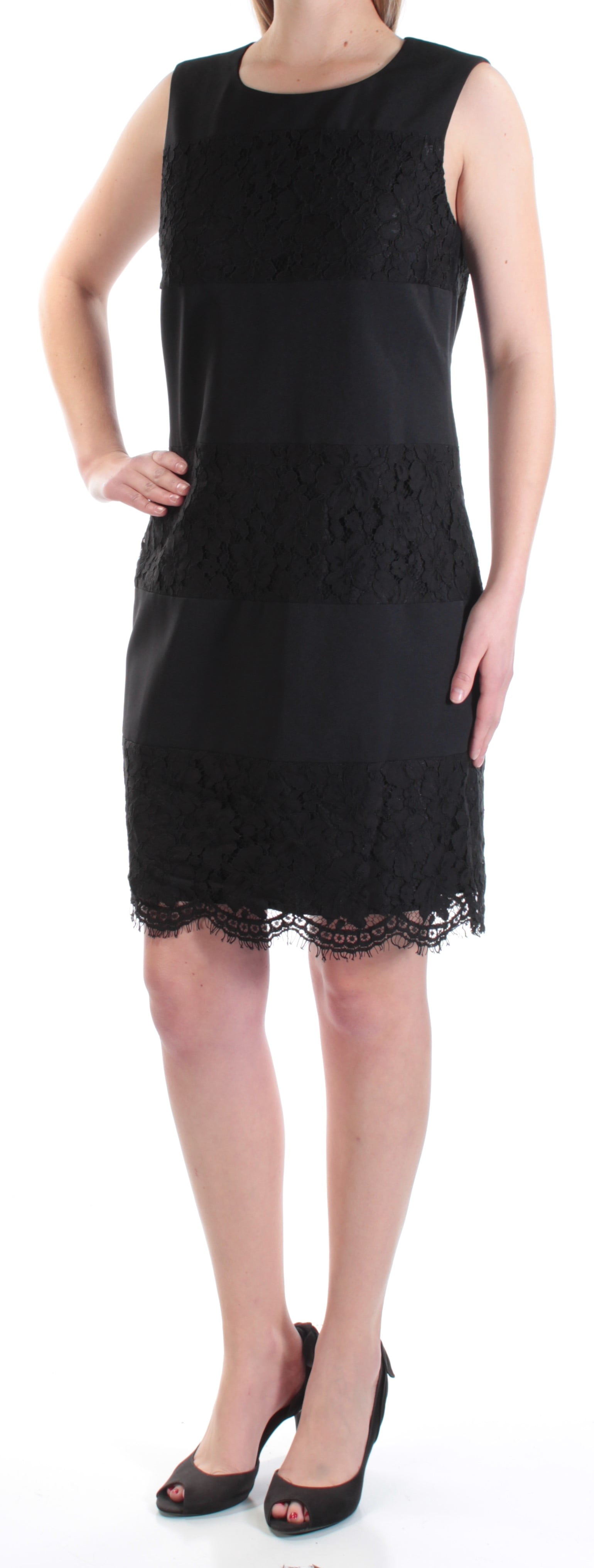 womens black dress size 16