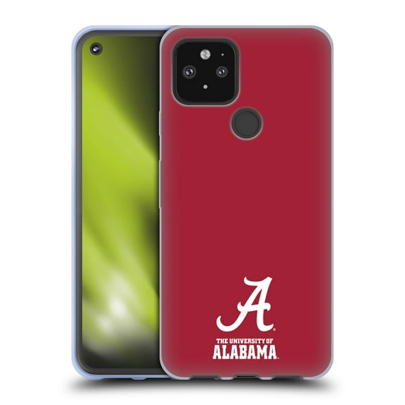 Head Case Designs Officially Licensed University Of Alabama UA The University Of Alabama Logo Soft Gel Case Compatible with Google Pixel 5 5G