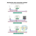 thumbnail image 4 of Interruptor Inteligente Tuya ZigBee 16A - Control Dual Universal para Lámparas, Compatible con Alexa y Google Home, App Móvil, Temporizador y Compartir con Familia (Requiere Gateway) - Color Blanco, 4 of 6