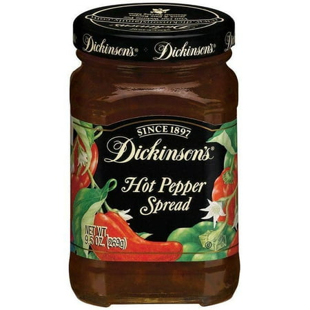 Dickinson's Hot Pepper Spread 9.5 Oz (Pack of 6)
