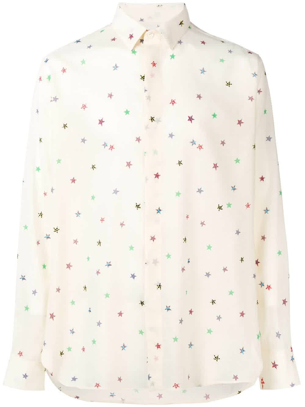 saint laurent silk shirt men's