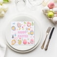 thumbnail image 4 of Anhility 20Pcs Easter Paper Napkins, 6.5"x 6.5" Cute Bunny Eggs Print Napkins Disposable Eggs Easter Cocktail Napkin for Decoupage, Spring Party, Baby Shower, 4 of 6