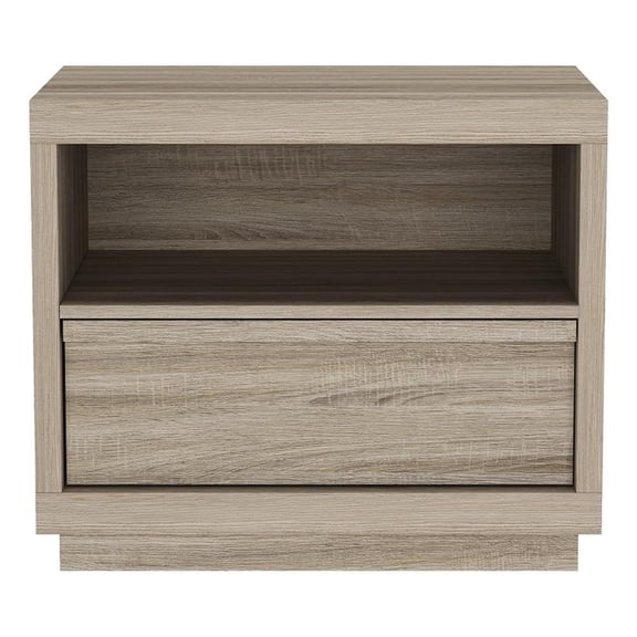 Navis Contemporary 26" Nightstand in Natural Oak (1-Drawer)