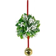 Ornativity Mistletoe Ball Christmas Ornament - Holiday Mistletoe Bell Hanging Decoration