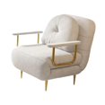 thumbnail image 2 of Sofá individual, sillón resistente al desgaste, para dormitorio, apartamento, niños Blanco, 2 of 8