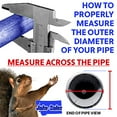 thumbnail image 3 of 1-5/8"" Chain Link Fence Post Cap - Use for 1-5/8"" Outside Diameter Post/Pipe - Aluminum Chain Link Post Cap (Each), 3 of 4