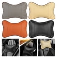 thumbnail image 3 of SPRING Car Headrest Car Pu Leather Bone Neck Can Be Used In All Seasons gray, 3 of 9