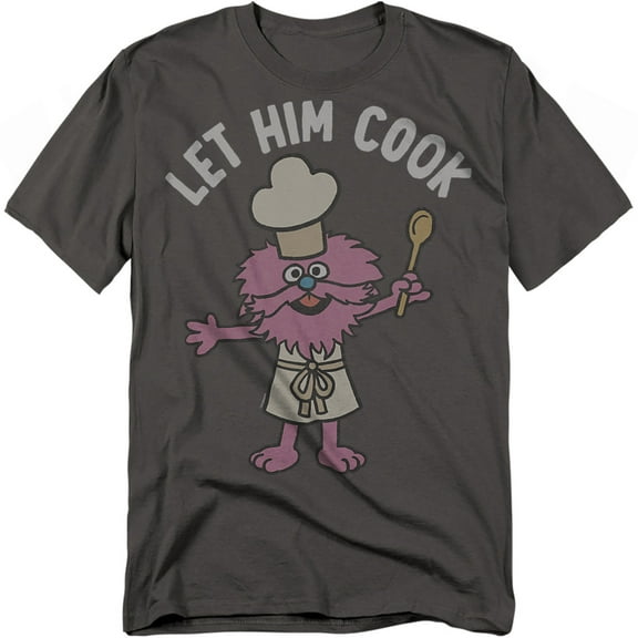 Sesame Street T-Shirt Let Him Cook Unisex Graphic Tee for Men & Women