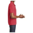 thumbnail image 3 of Yellow Rooster Men's PosiCharge RacerMesh Polo Shirts True Red 3XL, 3 of 6