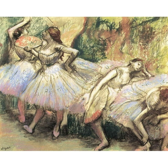 Dancers I- Degas - CANVAS OR FINE PRINT WALL ART