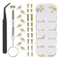 thumbnail image 1 of Glasses Nose Pad, Eyeglasses Nose Pads Replacement Repair Kit , Eye Glass Repair Kit with Screws, for Eye Glasses, 1 of 5
