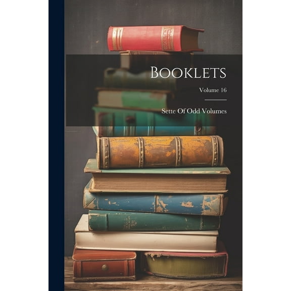 Booklets; Volume 16 (Paperback)