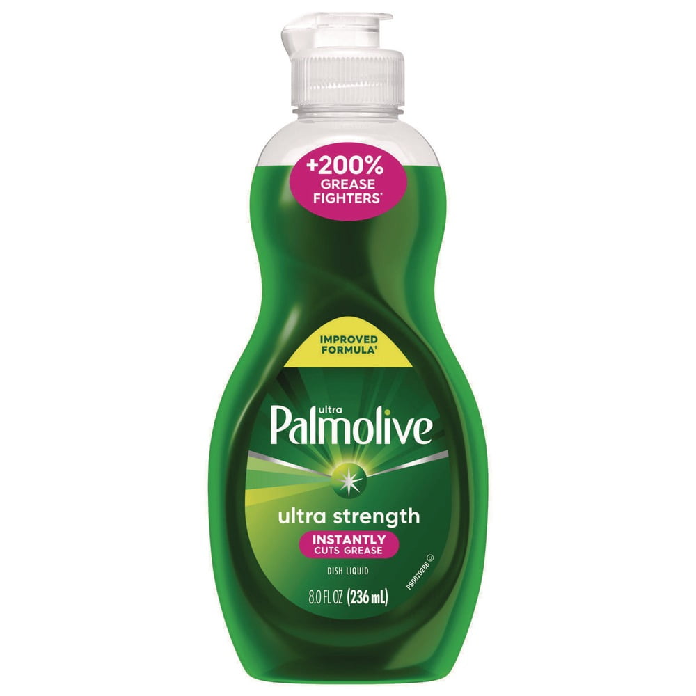 8 oz. Bottle Dishwashing Liquid - Fresh Scent (16/Carton)