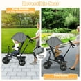 thumbnail image 7 of Infans 4-in-1 Baby Tricycle Toddler Trike w/ Reversible Seat, Canopy & Push Handle, 7 of 7