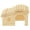 As Shown, variant on Dytern DIY Dwarf Hamster House DIY Wood Hut Hideout Cage for Small Animals Pet Rat Mouse Dwarf Hamsters Guinea Pig