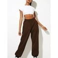 thumbnail image 4 of Women's Thin High Waisted Loose Sweatpants Comfortable High Waisted Jogging Pants With Pockets Casual Sweatpants, 4 of 4