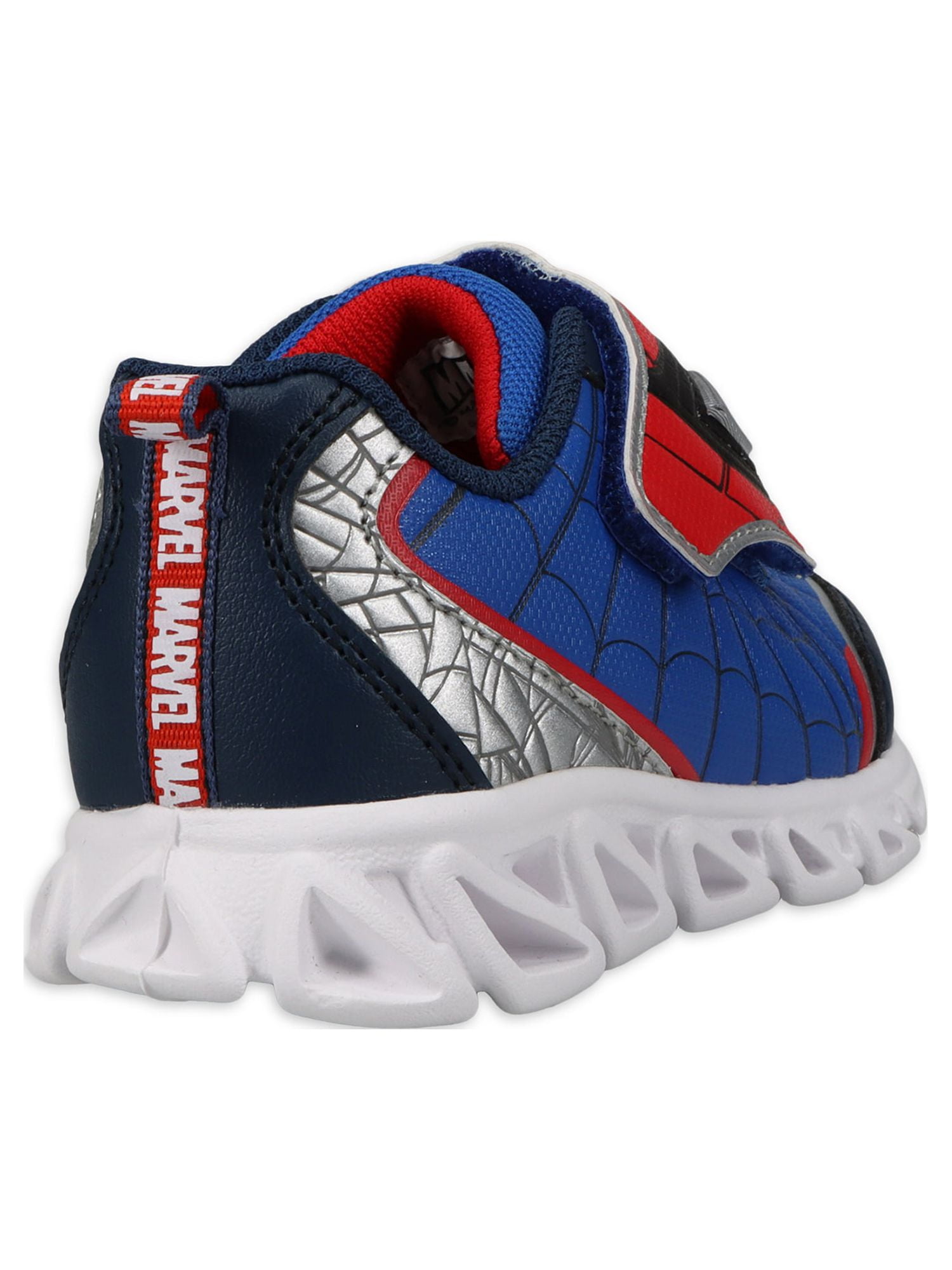 Spiderman Toddler Boys License Light-up Low-Top Sneakers, Sizes 7-12
