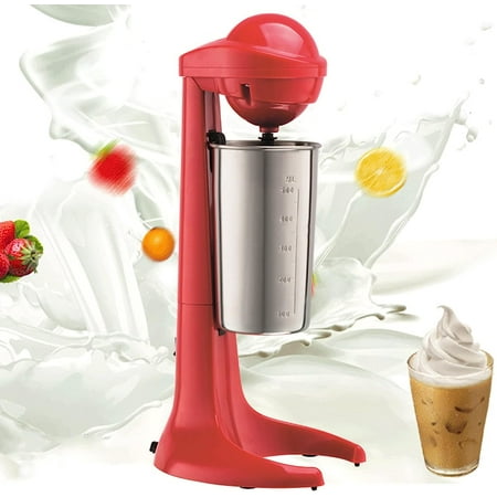 

SNKOURIN Milkshake Maker Machine Adjustable Speed Stainless Steel Electric Drink Mixer 500ml Mixing Cup for Milkshake Soda Drinks Cocktails and Batter