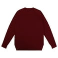 thumbnail image 1 of BADHUB Men's Long Sleeve Shirts Big & Tall Crew Neck Cotton Essential Pullover Athletic Performance Split Hem Sweatshirt Soft Causal Loose Top Spring Fall Deals L-5XL, 1 of 2