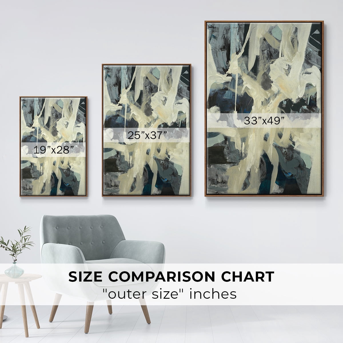 Bearers Framed Premium Gallery Wrapped Canvas - Ready to Hang - 27 x 41 - Walnut Floating Frame