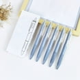 thumbnail image 4 of 5 Pack Black Quick Dry Gel Pens, Minimalist Office and Writing Pens, Retractable Ballpoint Pen Set for Note Taking and Daily Use Gift, 4 of 6