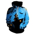 thumbnail image 1 of Sudadera con capucha de cabeza de calabaza para hombre, suéter de invierno para interiores y exteriores, con estampado Digital 3D de moda, talla grande, para Halloween, 1 of 4