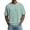 Green, variant on Men'S V-Neck Short Sleeve Performance Shirt, Soft & Breathable Polyester Spandex Blend for Workout & Casual Wear, Multi-Pack, 2XL