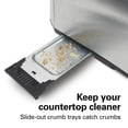thumbnail image 6 of Hamilton Beach 4-Slice Toaster with Extra-Wide Slots, Toast Boost & Removable Crumb Tray, Stainless Steel, 6 of 8