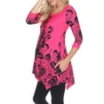 thumbnail image 2 of White Mark Women's Maternity Ganette Tunic Top, 2 of 4