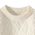 thumbnail image 4 of JTieacloth Mens Sweater Coats Male Autumn And Winter Wear Solid Color Thickened Sweater Knitwear(Beige), 4 of 6