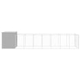 thumbnail image 4 of vidaXL Dog House with Run Anthracite 84.3"x260.2"x71.3" Galvanized Steel, 4 of 8