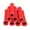 Red, variant on Spark Plug Wire Heat Shield Sleeve 1000°Spark Plug Boot Protector Boots Wrap,8 PCS Plug Wire Covers