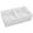 White, variant on Elkay SWUF32189BI Fireclay 33" x 19-15/16" x 10-1/8", Double Bowl Farmhouse Kitchen Sink, Biscuit