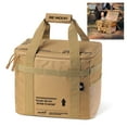 thumbnail image 5 of Yucurem 20 L Cookware Storage Bag Portable with Handle Removable Dividers Camping Storage (Khaki), 5 of 10